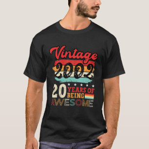 20. Geburtstag Coole Tagesidee für Mens 20 Jahre T-Shirt