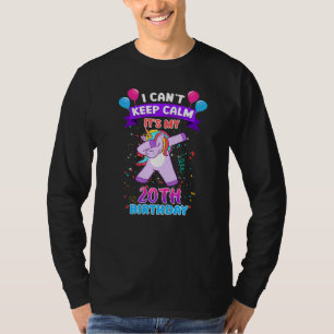 20. Geburtstag Einhorn für 20-jährige Frauen bei e T-Shirt