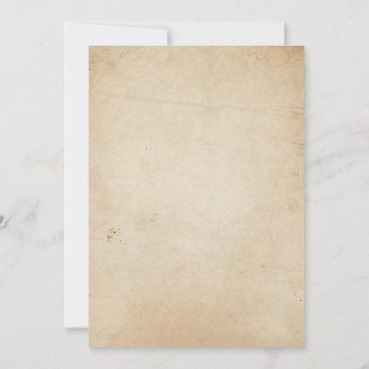 20. Geburtstag Einladung Rustikale Vintage Retro (Rückseite)