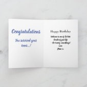 20. Geburtstag Foto Collage Brother einzigartig Cu Karte (Innenseite)