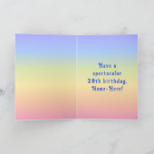 20. Geburtstag — Fun Cake & Candles, w/Individuell Karte (Innenseite)