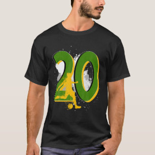 20. Geburtstag Fußballspieler Phantastisch Geboren T-Shirt