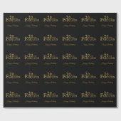 20. Geburtstag Geschenkpapier (Flach)