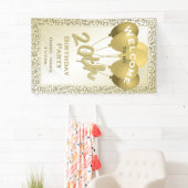 20. Geburtstag Gold Zufallszahl Muster 20 Banner (Insitu)