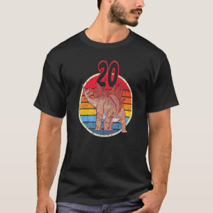 20. Geburtstag I Stegosaurus Stenops I Familienmat T-Shirt