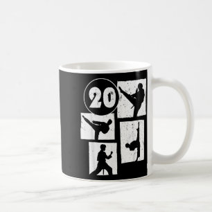 20. Geburtstag Karate Taekwondo 20 Jahre alter Jun Kaffeetasse