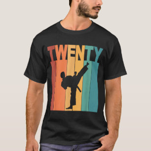 20. Geburtstag Karate Taekwondo Thema 20 Jahre alt T-Shirt