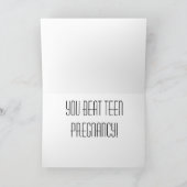 20. Geburtstag Karte (Innenseite)