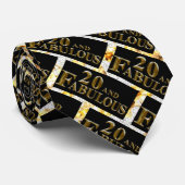 20. Geburtstag Krawatte (Gerollt)