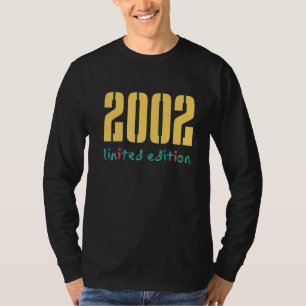 20. Geburtstag Ladys Mens 20 Jahre 2002 20 T-Shirt