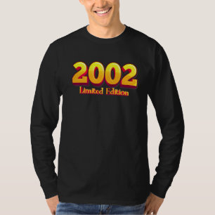 20. Geburtstag Ladys Mens 20 Jahre 2002 62 T-Shirt