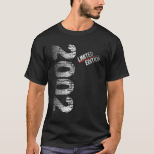 20. Geburtstag Mann Frau Vintage 2002 Geburtstag 3 T-Shirt