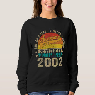 20. Geburtstag Phantastisch Seit September 2002 20 Sweatshirt