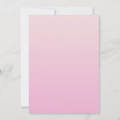 20. Geburtstag Pink Diamonds Einladung (Rückseite)