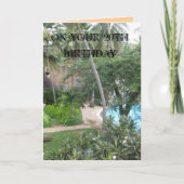 20. Geburtstags-Karte Karte (Vorderseite)