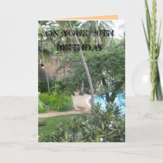 20. Geburtstags-Karte Karte