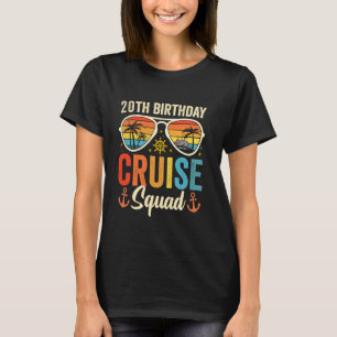 20. Geburtstags-Kreuzfahrt-Truppe 2025 passende P T-Shirt