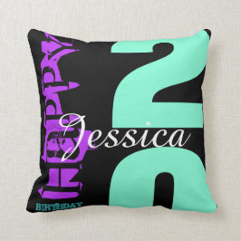 20. Geburtstagsfeier Personalisierter POP Pillow Kissen