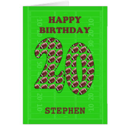 20. Geburtstagsfußbälle hinzufügen