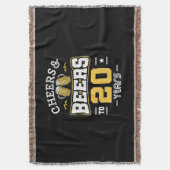 20. Geburtstagsjubiläum und Bier Geburtstag Decke (Vorderseite Vertikal)