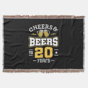 20. Geburtstagsjubiläum und Bier Geburtstag Decke