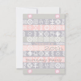 20. Geburtstagsparty Einladung