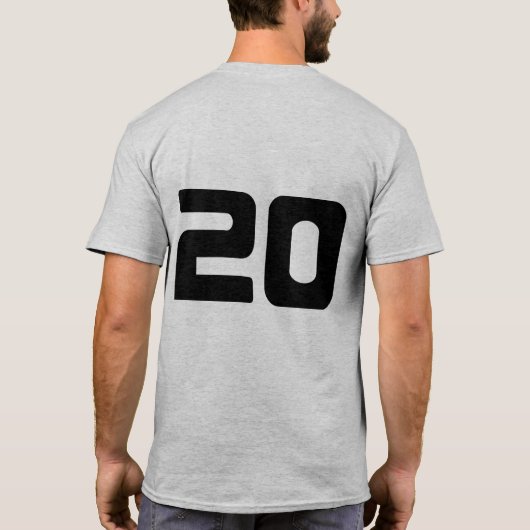 20. Geburtstagsparty T - Shirt (Rückseite)