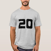 20. Geburtstagsparty T - Shirt (Vorderseite)