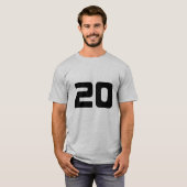 20. Geburtstagsparty T - Shirt (Vorne ganz)