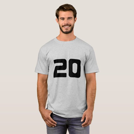 20. Geburtstagsparty T - Shirt (Vorne ganz)