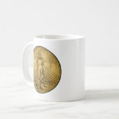 $20 GOLD KAFFEETASSE (Vorderseite Links)