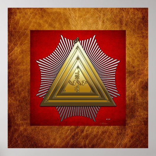 20. Grad: Master of the Symbolic Lodge Poster (Vorne)