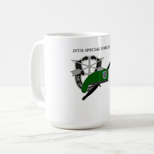 20. GRUPPE "SONDERKRÄFTE" KAFFEETASSE (Vorderseite Links)