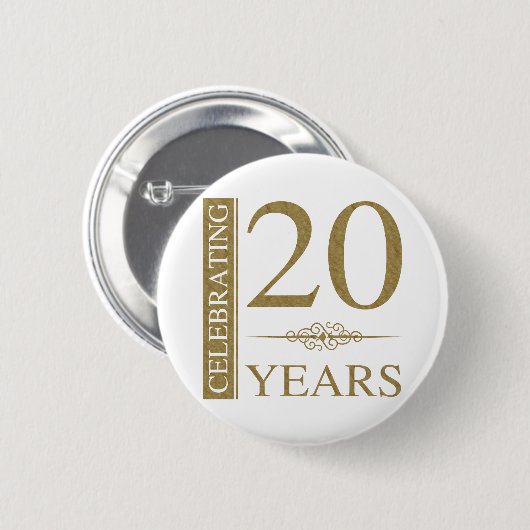 20. Hochzeit Button (Vorne & Hinten)