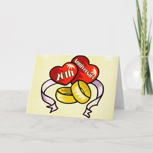 20. Hochzeit Karte (Vorderseite)