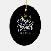 20. Hochzeit Keramik Ornament (Rechts)