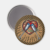 20. Hochzeit Magnet (Vorderseite/Rückseite)