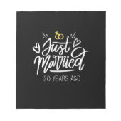 20. Hochzeit Notizblock (Vorderseite)