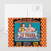 20. Hochzeit Postkarte (Vorne/Hinten)