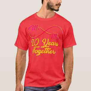 20. Hochzeitsjubiläum 20 Jahre Ehe 2 T-Shirt