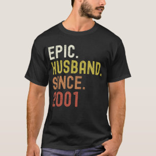 20. Hochzeitsjubiläumsgeschenk 2001 T-Shirt