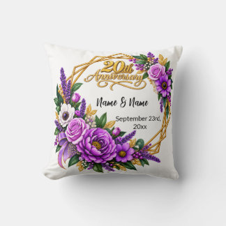 20. Hochzeitsjubiläumsgeschenk Kissen