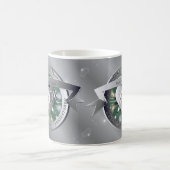 20. Hochzeitstag Emerald Platinum Kaffeetasse (Mittel)