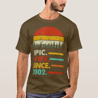 20. Hochzeitstag für ihre epische Ehefrau seit 2 T-Shirt