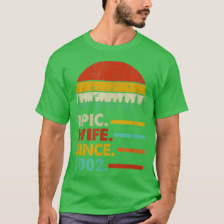 20. Hochzeitstag für ihre epische Ehefrau seit 2 T-Shirt