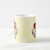 20. Hochzeitstag Kaffeetasse (Mittel)