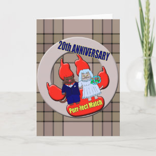 20. Hochzeitstag Karte