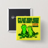 20. Hochzeitstag-Knöpfe Button (Vorne & Hinten)