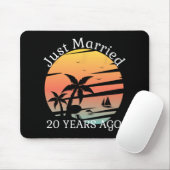 20. Hochzeitstag Kreuzfahrt nur verheiratet 20 Ye Mousepad (Mit Mouse)