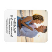 20. Hochzeitstag Save-the-Date-Foto Magnet (Horizontal)